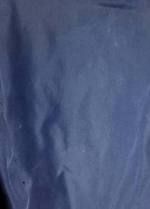 Винтажная ветровка куртка дождевик синяя8 фото