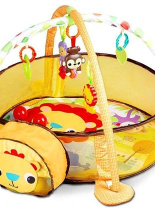 Дитячий розвиваючий килимок ecotoys левеня