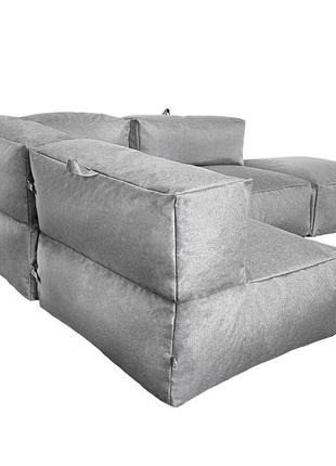 Безкаркасний модульний диван блек2 фото