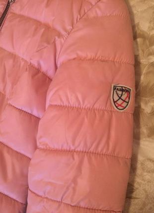 Куртка розовая зима-осень2 фото