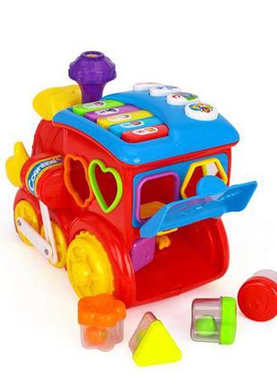 Іграшка hola toys паровозик (556)2 фото