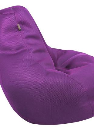 Крісло мішок шок сітка фіолетовий1 фото