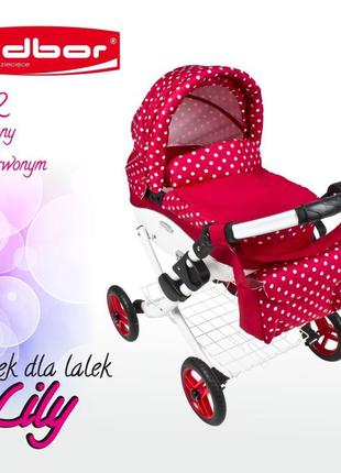 Коляска для кукол adbor lily k12