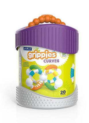 Конструктор guidecraft grippies curves, 20 деталей (g8319)10 фото