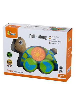 Игрушка-каталка viga toys "черепаха" (50080)