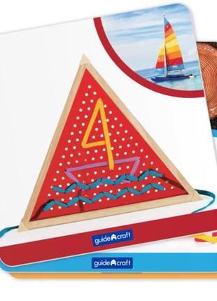 Шнурівка guidecraft manipulatives великі фігури (g6804)4 фото