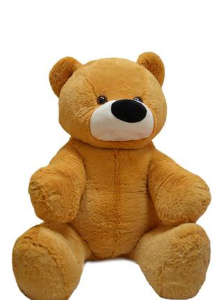 Плюшевый медведь бублик 110 см медово-белый