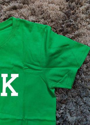Женская футболка geek женская с рукавом зеленая, размер3 фото