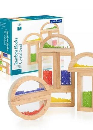 Набор стандартных блоков guidecraft block play бусины (g3012)