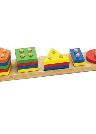Сортер viga toys "геометричні фігури" (58558)