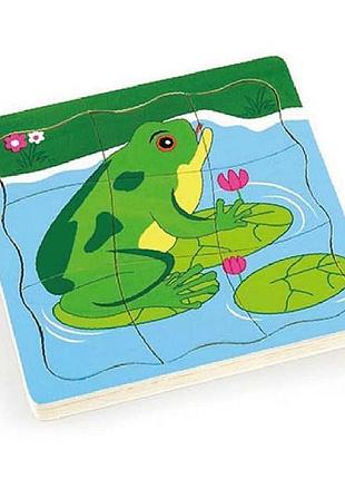 Пазл viga toys "лягушка" (59516vg)