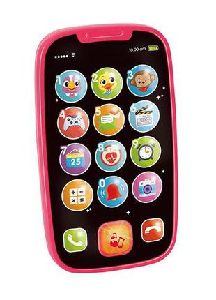 Іграшка hola toys мій перший смартфон (3127-pink)