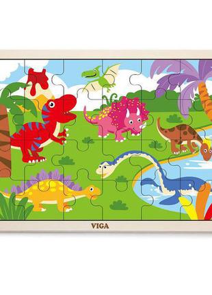Пазл viga toys "динозавр" (51460)