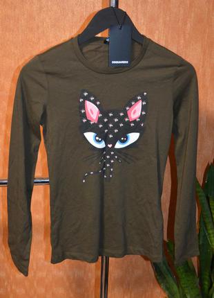 Лонгслив реглан тонкая кофта dsquared2 на 14 лет