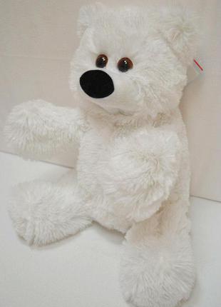 Аліна ведмедик бублик 45 см білий3 фото