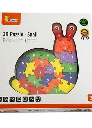 Пазл viga toys "улитка" (55252)