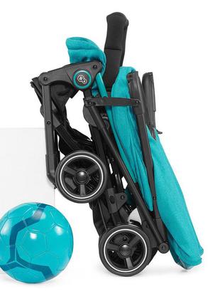 Прогулочная коляска kinderkraft mini dot turquoise (kkwminitrq0000)9 фото