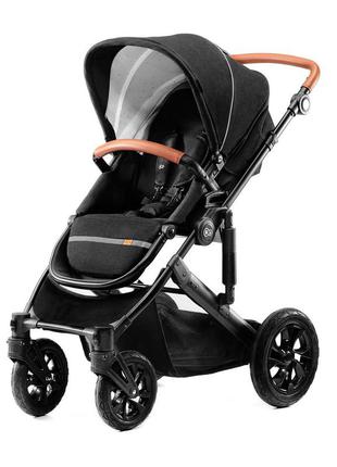 Универсальная коляска 2 в 1 kinderkraft prime black (kkwprimblk0200)3 фото