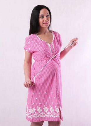 Комплект халат с ночной "любава- flower" р. 42-54