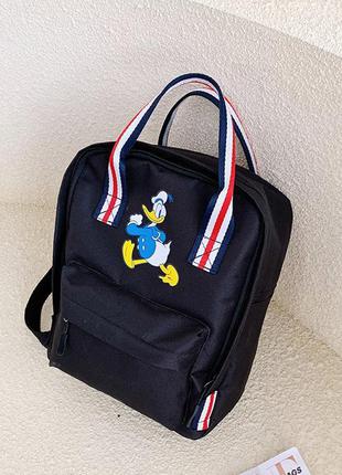 Рюкзак городской, дональд дак , черный