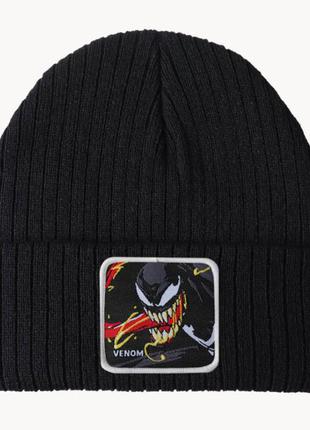Шапка venom аниме размер one size черный