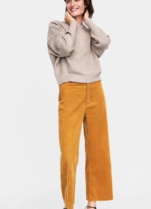 Укороченный свитер zara (оверсайз)