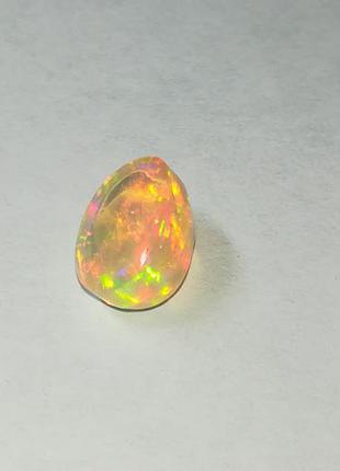 Эфиопский опал кабошон 1.24 ct aaa7 фото