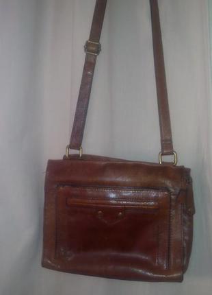 Сумка шкіряна m&s