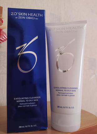 Exfoliating cleanser normal to oily skin — zo. ексфолейтін клінсер гель для вмивання