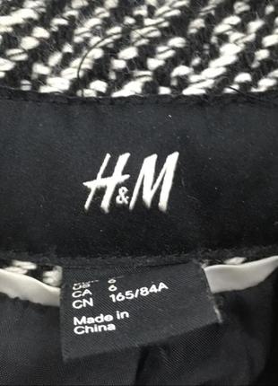 Пальто шерсть, плащ осенний, пальто h&m, пальто гусиная лапка2 фото