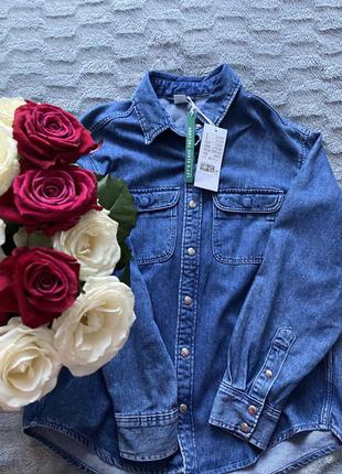 Джинсова сорочка нова h&m 2