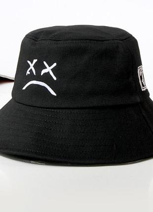 Панама шляпа лил пип lil peep черный  56-58 см