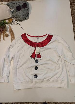 Фирменный новогодний свитшот xl