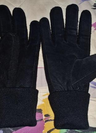 Замшевые, кожаные перчатки debenhams3 фото