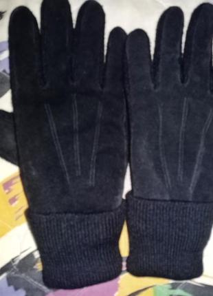 Замшевые, кожаные перчатки debenhams4 фото
