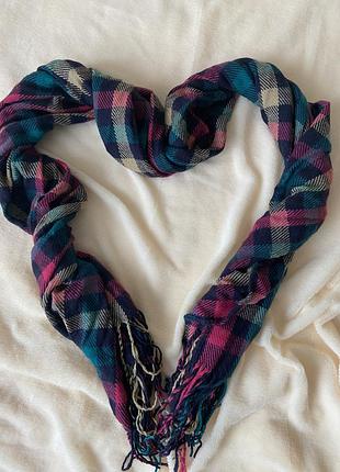 Шарф в клітку