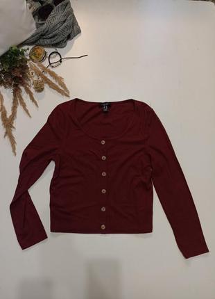 Фірмова трикотажна блуза лонгслив