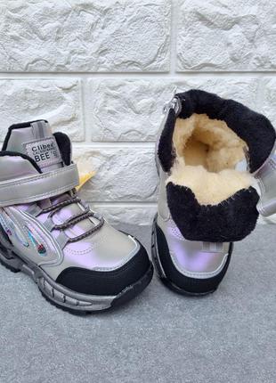 Зимние ботинки для девочки3 фото