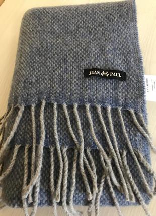 Статусный шарф jp scarf jean paul шерсть denim 183*31 made in italy2 фото