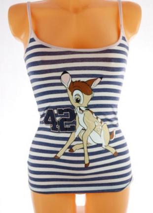 Майка женская с оленем disney