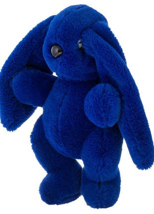Кролик 37 см алина синий3 фото