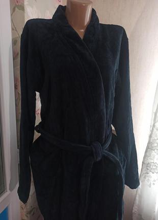 Натуральний велюровий махровий чоловічий халат німеччина р. м