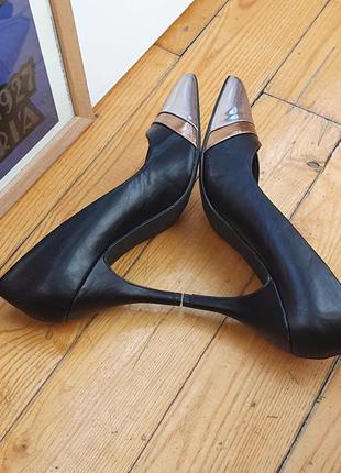 Туфли черные нарядные на выпускной3 фото