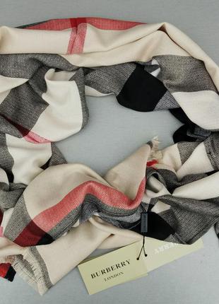 Burberry женский кашемировый шарф тонкий1 фото
