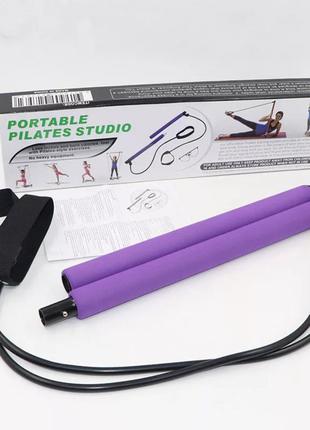 Тренажер эспандер для пилатеса portable pilates studio для всего тела4 фото