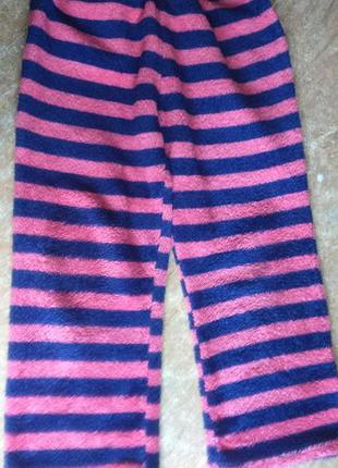 Флисовые домашние брючки