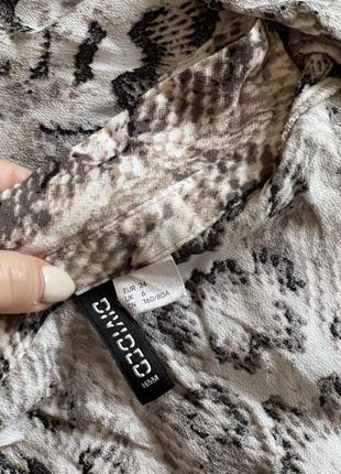 Сорочка в зміїний принт2 фото