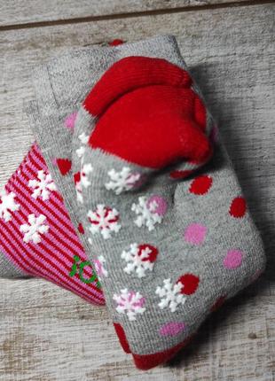 Носочки мягкие теплые  с тормозками (набір з 2 пар шкарпеток )4 фото