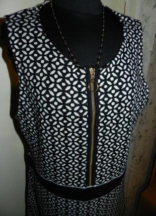 Стильне,трикотажне тонкої в'язки плаття-сарафан на блискавці,promod5 фото