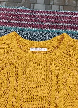 Теплая яркая фирменная кофтина pull &amp; bear 2